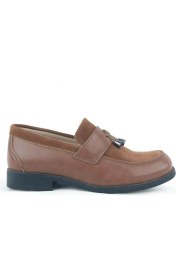 Resim Rakerplus Taba Klasik Loafer Erkek Çocuk Ayakkabı 