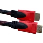Resim Mtc HDMI Kablo 3 Metre 1.4 3D Full Hd 1080P 24K Gold Kaplama Ipek Örgülü HDMI Kablo Mtc mt H-02 