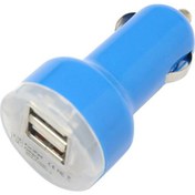 Resim Platoon PL-9109 2.1A/1A Araç Çakmaklık USB Şarj - Mavi 