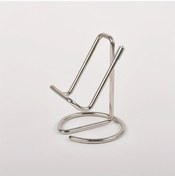 Resim Hightower Gümüş 1 Adet Minimalist A Çerçeve Masaüstü Standı Altın Kaideli Kaymaz Ayaklı Gümüş 