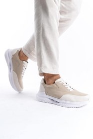 Resim Mubiano Hakiki Deri MBKRY301-VZ Erkek Vizon Sneaker & Spor Ayakkabı 