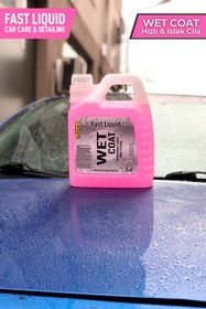 Resim Fast Liquid Hızlı Cila 2 Adet 4 Lt Seramik Katkılı Hızlı Cila Wax & Boya Koruma & Islak Cila Wet Coat 4 Lt 