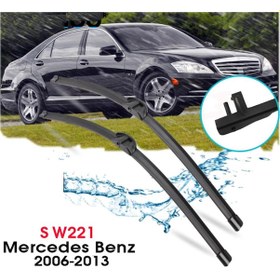 Resim Mercedes S Serisi W221 Ön Cam Muz Silecek Takımı 2006-2013 