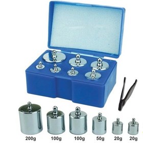 Resim Diamond Terazi 8 Parça Ağırlık Paslanmaz Krom Gram Seti 300gr-200gr-100gr-50gr-20gr-10gr Renkli 
