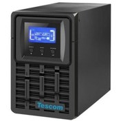 Resim TESCOM TEOS 1KVA 5-10DK 2x12V/9AH 1F/1F ONLİ E UPS 900040340 