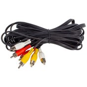Resim 3 RCA Erkek TO 3 RCA Erkek Kompozit Görüntü Video AV Ses Kablo 2 