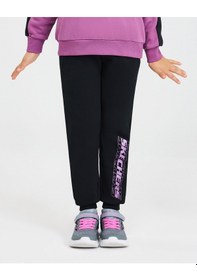 Resim Skechers G 2xı-lock Jogger Sweatpant Büyük Kız Çocuk Siyah Eşofman Altı Sk242054-001 Siyah 
