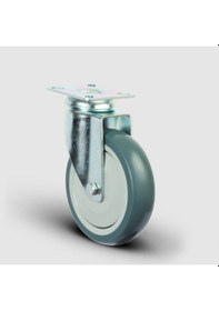 Resim ER01MBT125 Döner Tablalı Termoplastik Kauçuk Tekerlek Çap:125 