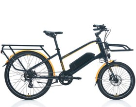 Resim Carraro E-LINE eLORRY 2.1 Elektrikli Bisiklet 2026 - Mat Siyah Sarı 