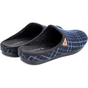 Resim Muya Davis Anatomik Taban Erkek Ev Terliği Lacivert 