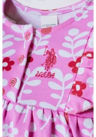 Resim U.s. Polo Assn. Kız Bebek Pembe Şort Takım 5274-50123 Pembe 