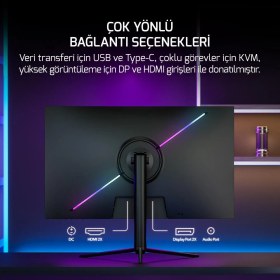 Resim Gamepower 24″ Lucid S20 540Hz 0.2ms Flat Fast Tn Pivot Rgb Gaming Monitör 