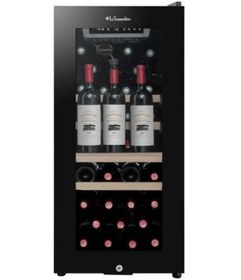 Resim LA SOMMELIERE Service Solo Şarap Dolabı, 38 Şişe Kapasiteli LS38BLACK 
