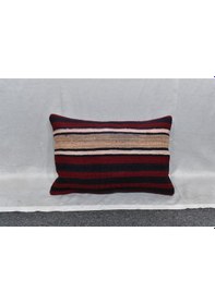 Resim Zehra Abla Halı Yeni El Dokuma Dekoratif Kilim Kırlent Yastık Kılıfı 6684 Çok Renkli 