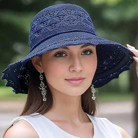 Resim Kadınlar için Yay Yay Dokuma Geniş Kenar Güneş Şapkası - Hafif Kağıt Yay, Elde Yıkanabilir, 3 Renk (Kahverengi/Beyaz/Beyaz) Plaj, Kamp, Açık Hava Aktiviteleri için - Anneler Günü, Şükran Günü, Kampüs Hediyeleri, Plaj Şapkası, Kamp Aksesuarı, Zarif Başlık, Dayanıklı Başlık 