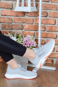 Resim 231-2346 Kadın Sports Casual Gri Kadın Günlük Ayakkabı 