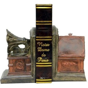 Resim Kitap Stopper Gramafon & Pikap Dekoratif Hediyelik 