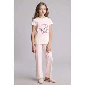 Resim DeFacto Regular Fit 2'li Pijama Takımı Kız Çocuk H0153A826SP 