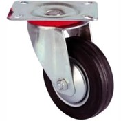 Resim doremodam Servis Tekeri - Tablalı Siyah Döner - Çap 150 Mm ( Lisinya ) 