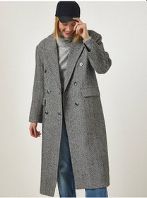 Resim Hot Fashion Kadın Kırçıllı Gri Gri - Siyah 