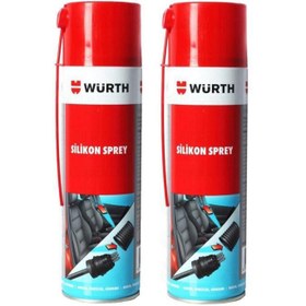 Resim Würth silikon Sprey 500 ml 2 li 