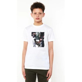 Resim Qivi Anime Tokyo Ghoul Anteiku Baskılı Unisex Çocuk Beyaz T-Shirt 