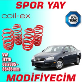 Resim Coil-Ex Jetta 08.2005-Sonrası 35-35Mm Alçaltma Spor Yay Helezo 