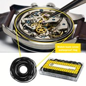Resim 200 adet Saat Kasa Su Geçirmez O-Halka Contası Onarım Aracı, Saatçi İçin, Kalınlık 0.5mm/0.6mm 
