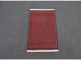 Resim Zehra Abla Halı El Dokuma Kırmızı Başyapıt İnce İran Acem Yün Kilim 5342 Kırmızı-60 x 100 