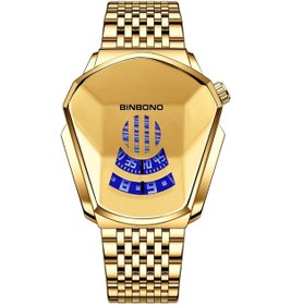 Resim Sones Fngeen 4006 Erkek Trend Su Geçirmez Kuvars Saat Siyah Çelik Mavi Yüzey 