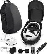 Resim YRXVW Carrying Case Compatible with Meta/Oculus Quest 3 and Accessories, Hard Travel Bag for Lightweight and Headset and Touch Controller and Headstrap VR Accessories 