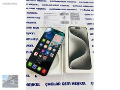 Resim Apple iPhone 15 Pro Max İkinci El TR | 256 GB | Beyaz İkinci El İPHONE 15 PRO MAX 256 GB BEYAZ PİL 91 HATASIZ KUTULU FATURALI