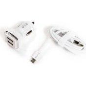 Resim Exe Technology Exe 2'li Set 2.4A Çift USB Araç Içi Şarj Aleti Micro USB Kablolu 