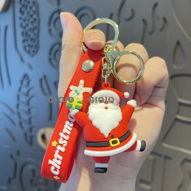 Resim Silver1 Gıoıo Yeni Sevimli Kedi Pençe Çapraz Giyinme Kurumi Bebek Araba Anahtarlık Büyük Kulak Köpek Çift Okul Çantası Hediye Anahtarlık Kolye (Yurt Dışından) 