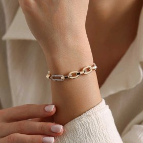 Resim Elegant Ataç Bileklik Sarı 