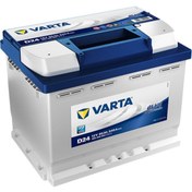 Resim Varta 12 Volt 60 Amper Blue Dynamic Cca 540 D24 (eski Akü Iade Avantajıyla ) Yeni Üretim 