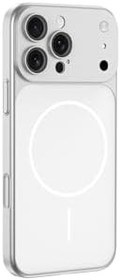 Resim Gpack iPhone 15 Pro ile Uyumlu Kılıf, Spark M-Safe, Şarj Özellikli, Kamera Korumalı, Gümüş 