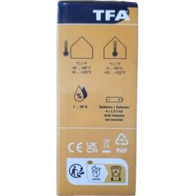 Resim Tfa 30.3058.01 “trınıty” Kablosuz Termometre Nem Ölçer ve Saat 