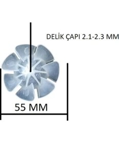 Resim Baynet Saç Kurutma Makinesi Pervanesi 7 Kanat 1 Adet 