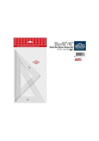 Resim Hatas 30 Cm / 60 / 45 Teknik Okul Öğrenci Gönyesi Seti 