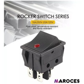 Resim Ic-104D Geniş Nokta Işıklı Kırmızı Anahtar 1 Adet 