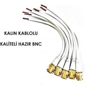Resim Kablolu Hazır Bnc Konnektör (20 Adet) 