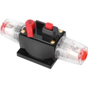 Resim Creatorally Araba Kamyon Ses Amplifikatörü Sıfırlama Devre Kesici Sigorta Tutucu Araba Aksesuarı Dc 12-24V40A (Yurt Dışından) 