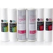 Resim Su Arıtma Filtresi 6 Lı Blok Karbon Spun Filtre 
