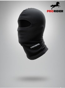Resim Motosiklet Balaklava %100 Pamuklu Kar Maskesi Kayak Ve Sporcu Maskesi Siyah 
