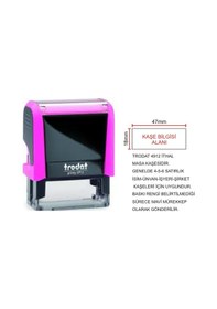 Resim Trodat 4912 - İsim-ünvan-firma-şirket-doktor Kaşesi Siyah N11.21820 