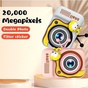 Resim Supermarket1 Çocuklar İçin 20mp Dijital Kamera, Sevimli Karikatür Kamerası, Er Pembe 
