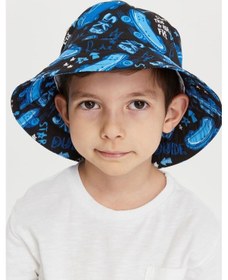 Resim Benitto Kids Erkek Çocuk Desenli Bucket Şapka 7011-mavi Mavi 