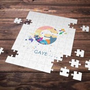 Resim Kişiye Özel G Harfi Tasarımlı Puzzle E-Hediyeci