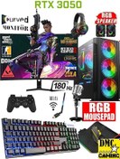 Resim DMC N247 (PUBG,GTA 5) Reyzen 7 5700,32gb,1tb M2 Ssd,rtx3050,24''curved 180hz,oyuncu Masaüstü Bilgisayar 